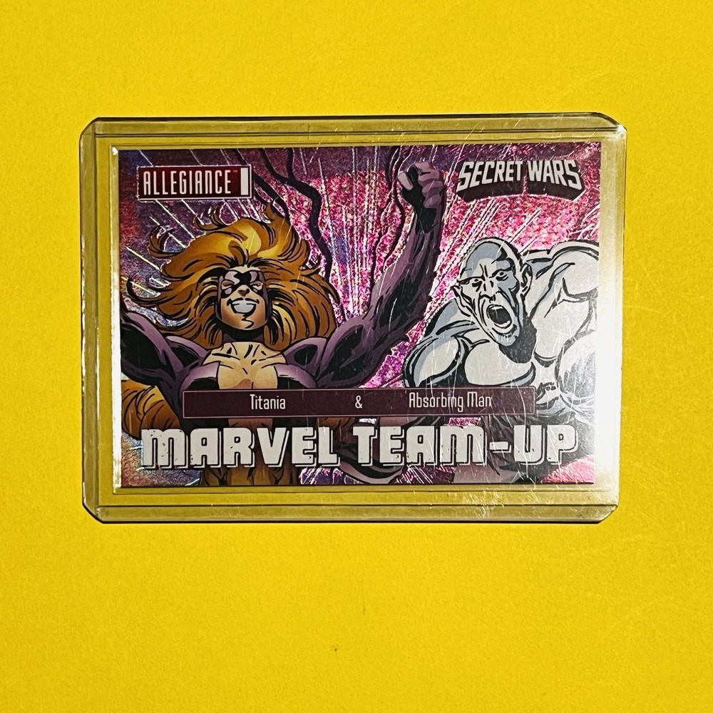2024 Upper Deck Secret Wars Marvel Team-Up Titania & Absorbing Man TU-11